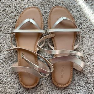 Gold Sandals